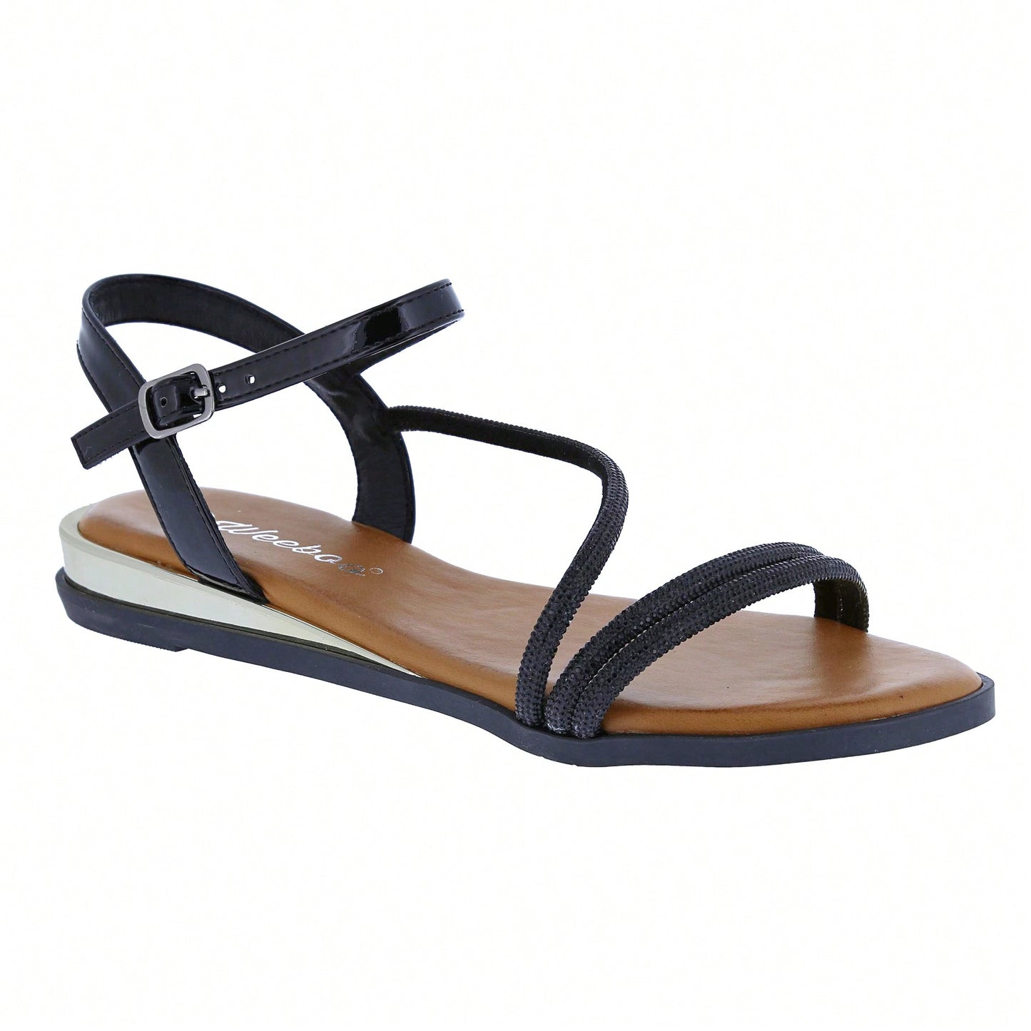 Women's Ankle Strap Flat Sandals Open Toes One Band Summer Sandals