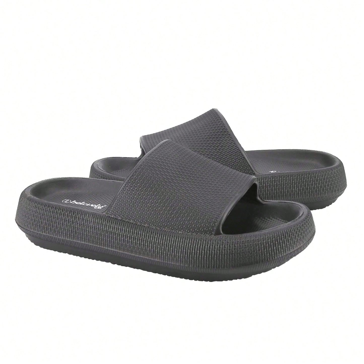 Pillow Slippers For Women And Non Slip Quick Drying Shower Slides Bathroom Sandals | Ultra Cushion Thick Sole