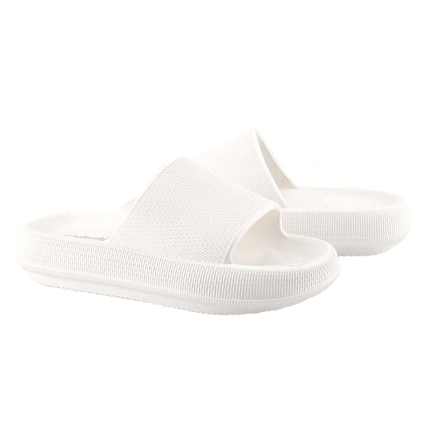 Pillow Slippers For Women And Non Slip Quick Drying Shower Slides Bathroom Sandals | Ultra Cushion Thick Sole