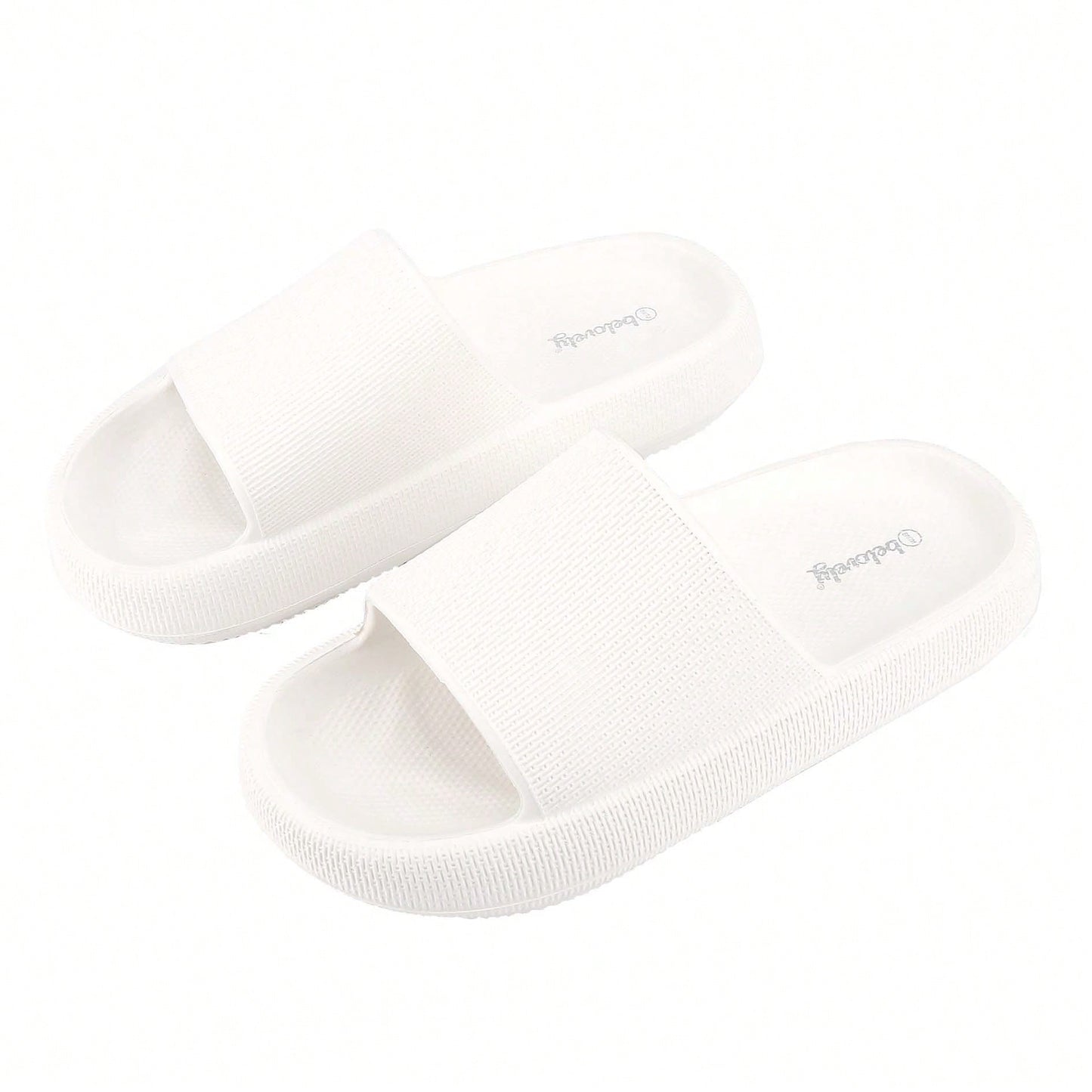 Pillow Slippers For Women And Non Slip Quick Drying Shower Slides Bathroom Sandals | Ultra Cushion Thick Sole