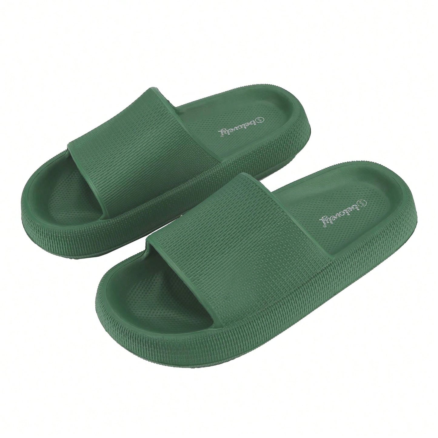 Pillow Slippers For Women And Non Slip Quick Drying Shower Slides Bathroom Sandals | Ultra Cushion Thick Sole