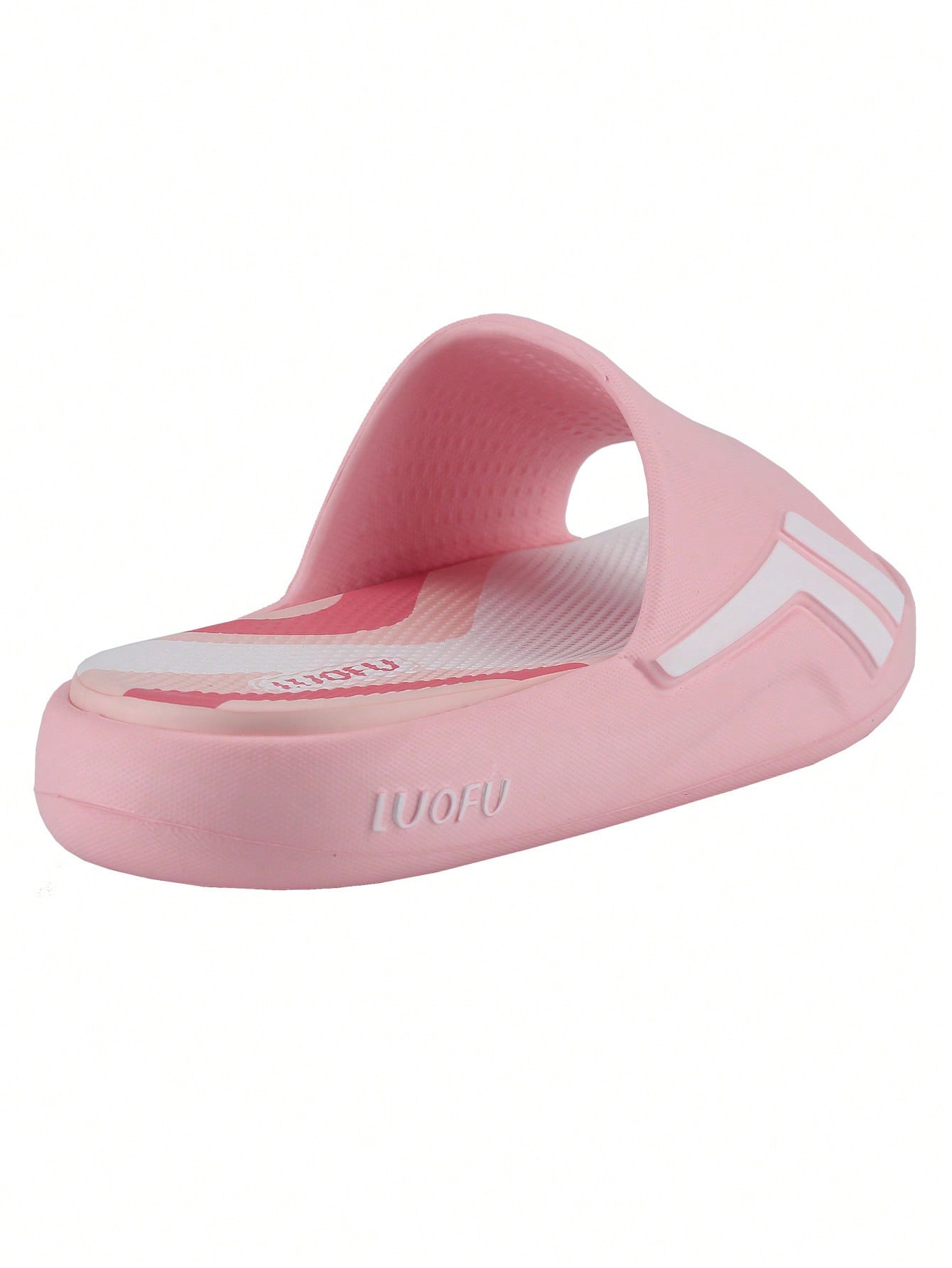 Women's Textured Slanted Toe Indoor Outdoor Slippers Open Toe Solid Fashion Bathroom House Shoes
