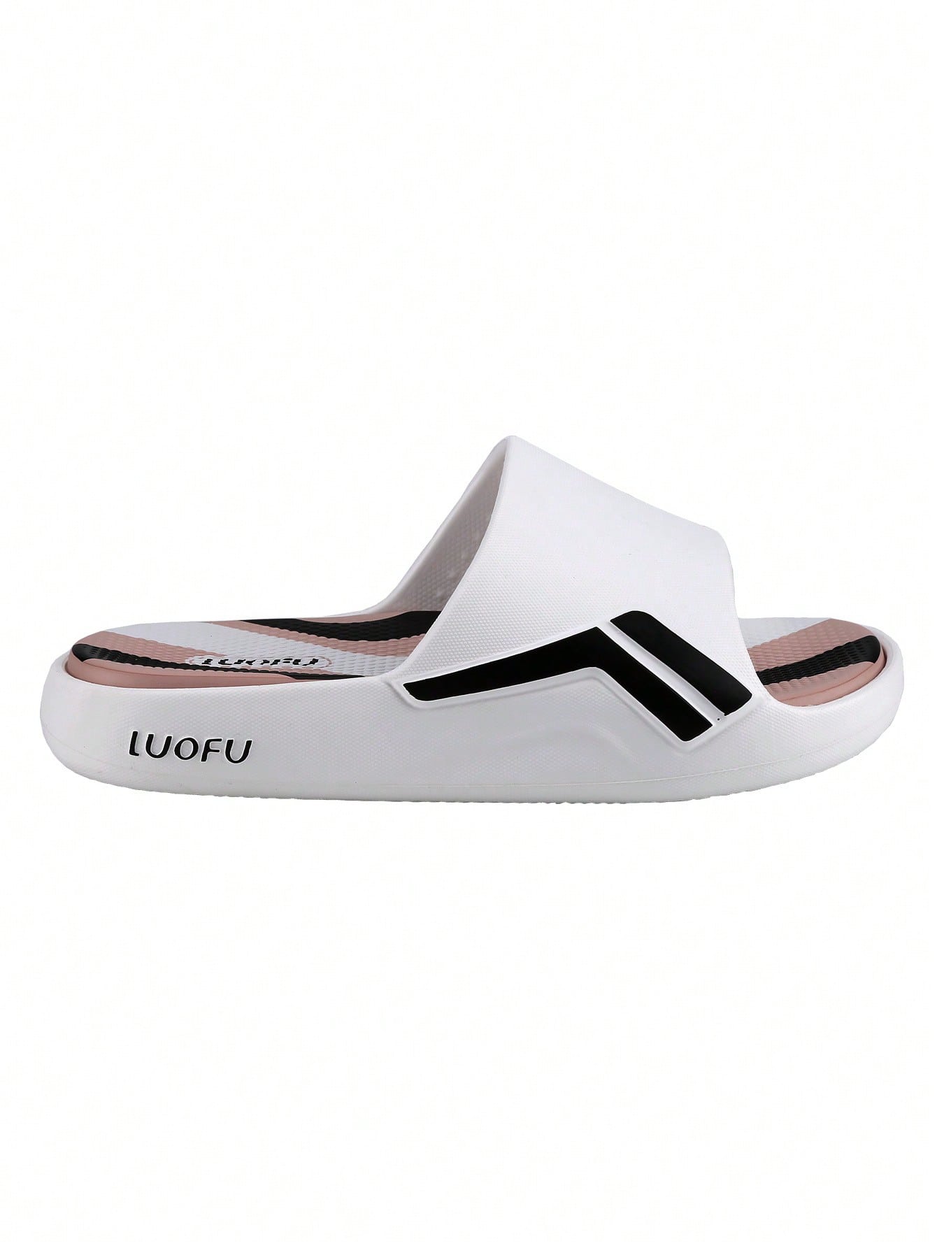 Women's Textured Slanted Toe Indoor Outdoor Slippers Open Toe Solid Fashion Bathroom House Shoes