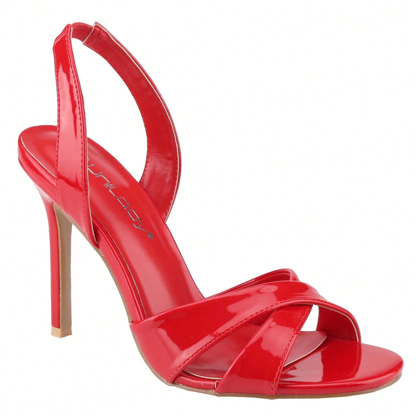 Women's Slingback Kitten Heel Sandals Open Toe Criss Cross Ankle Strap Shoes
