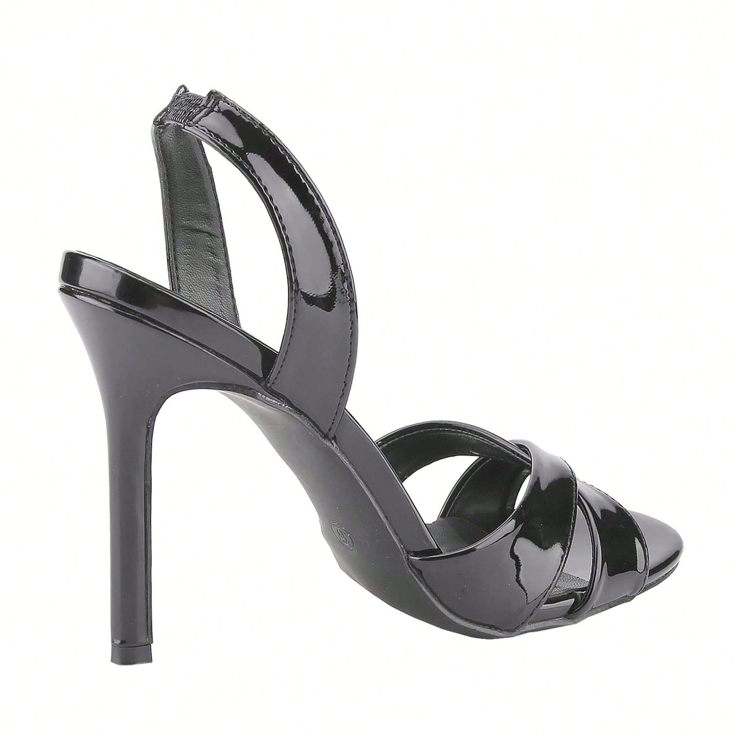 Women's Slingback Kitten Heel Sandals Open Toe Criss Cross Ankle Strap Shoes