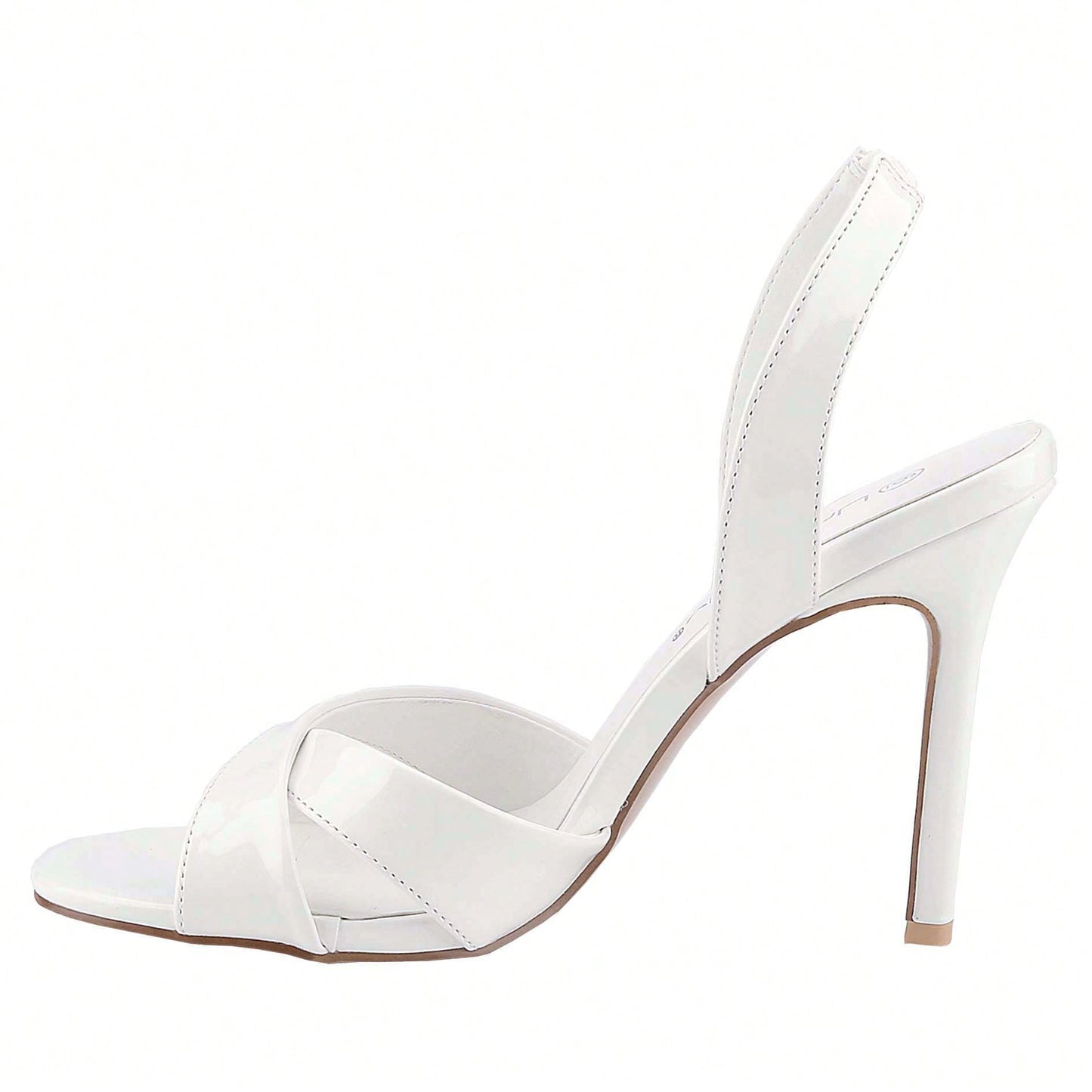 Women's Slingback Kitten Heel Sandals Open Toe Criss Cross Ankle Strap Shoes