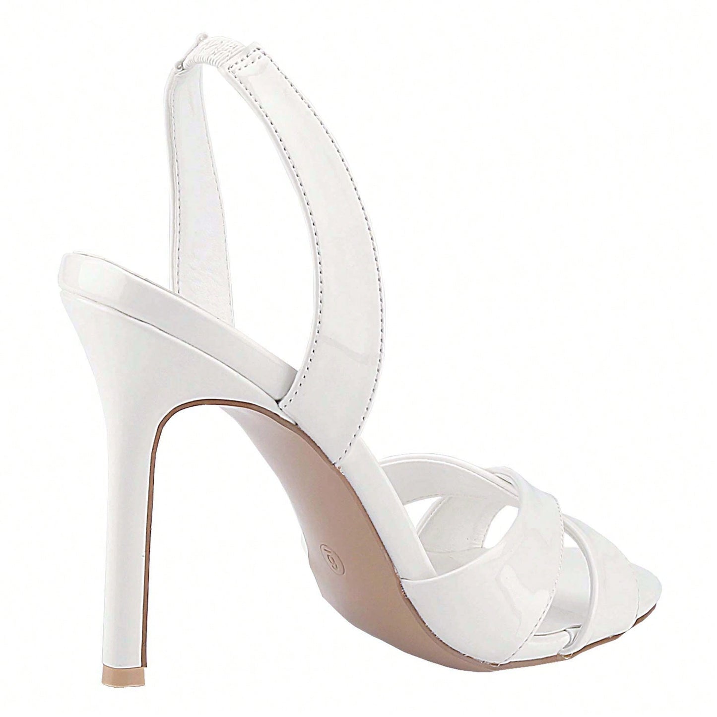 Women's Slingback Kitten Heel Sandals Open Toe Criss Cross Ankle Strap Shoes