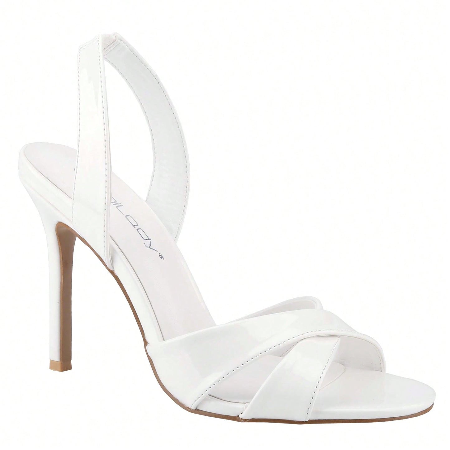 Women's Slingback Kitten Heel Sandals Open Toe Criss Cross Ankle Strap Shoes