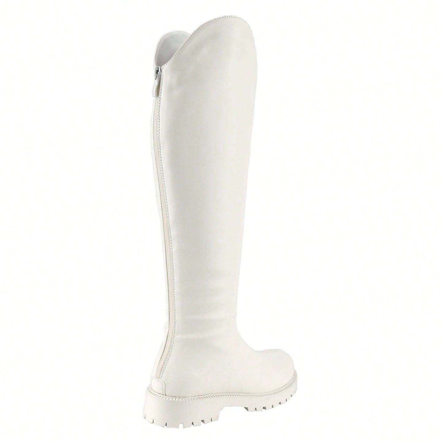 Women's Platform Knee High Cowboy Boots Embroidered Western Chunky Heel With Pull-Up Tabs Round Toe Boot Shoes