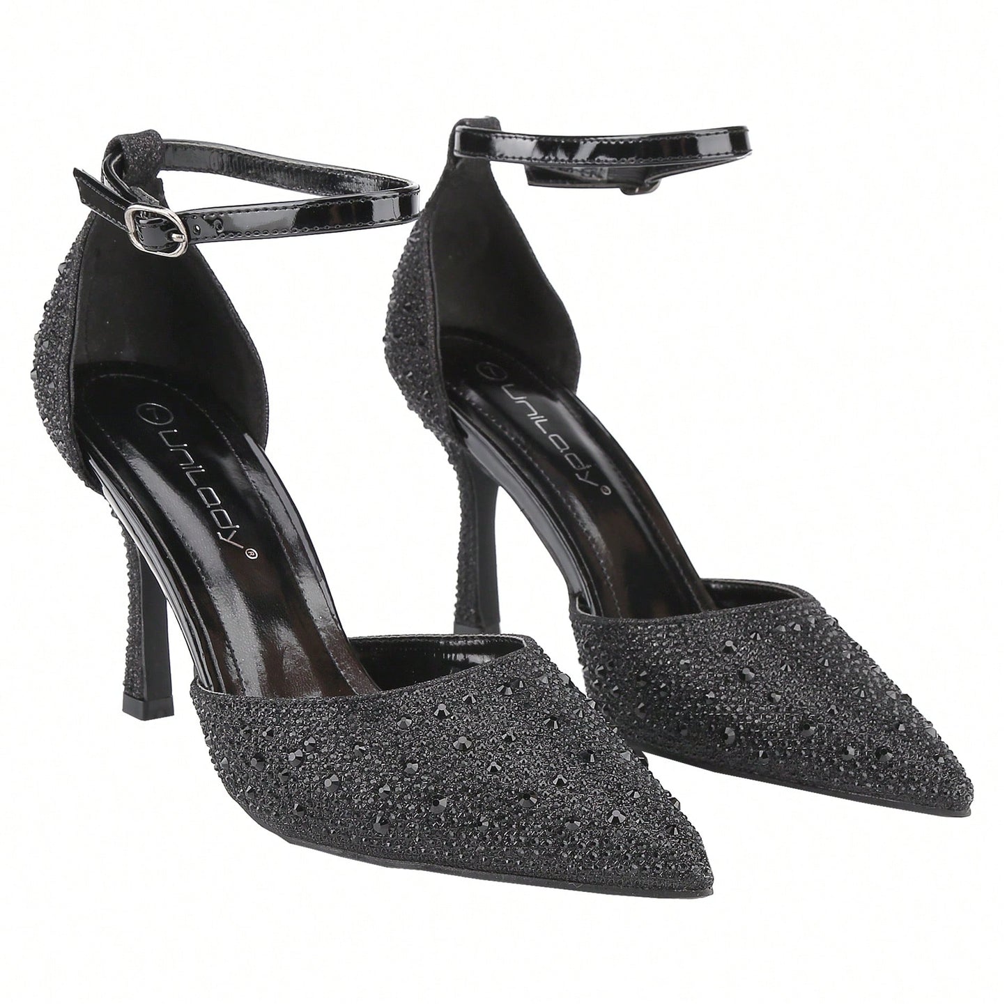 Women's Slingback Closed Toe Heels Pumps Pointed Toe Heel Shoes