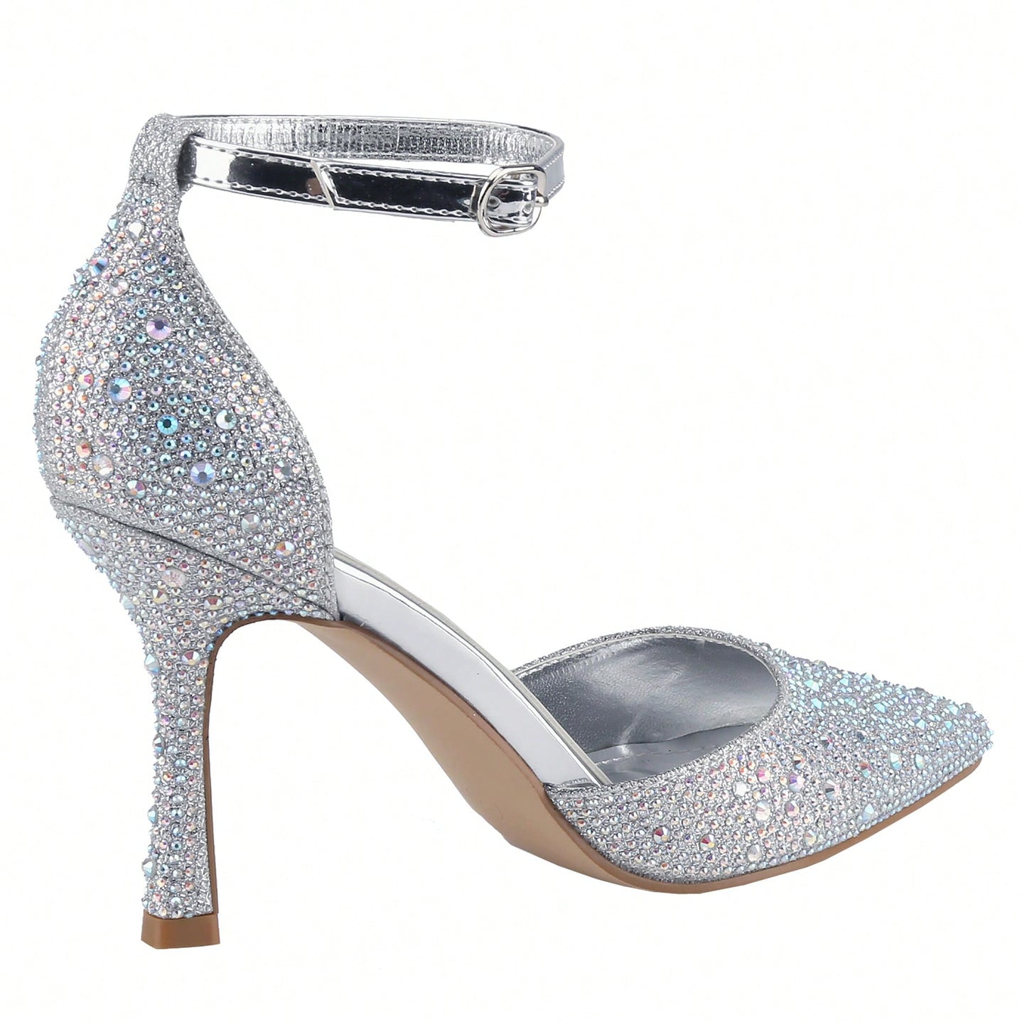 Women's Slingback Closed Toe Heels Pumps Pointed Toe Heel Shoes