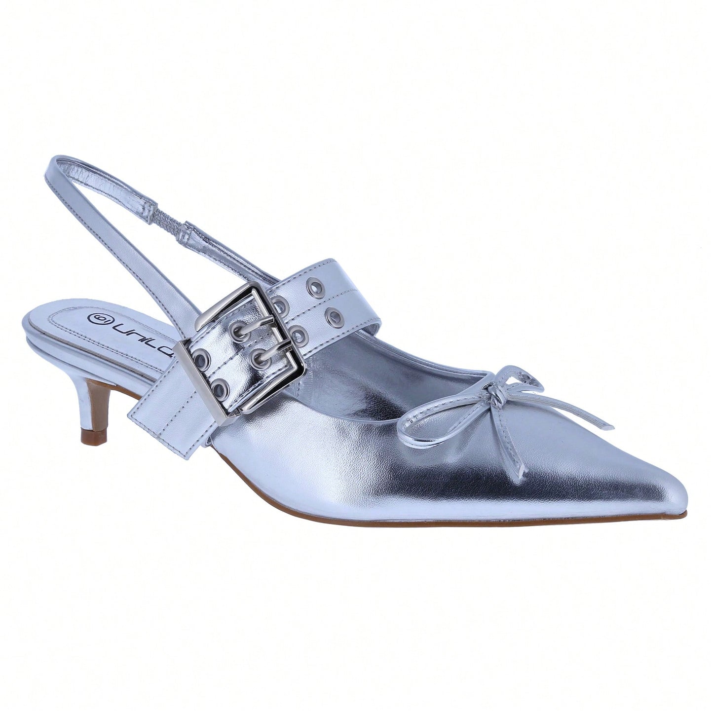 Women's Fine Heel Sandals Pointed Toe Kitten Heels For Women High Heels