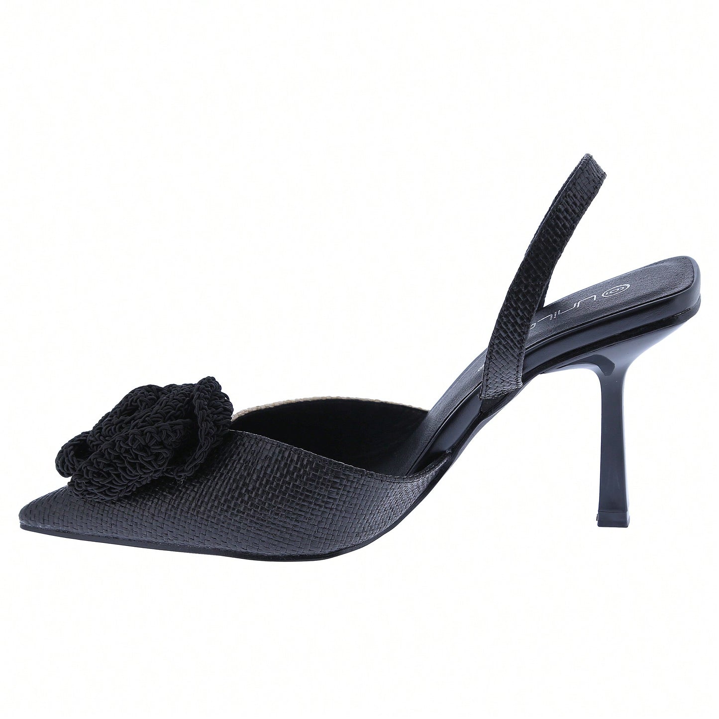 Rose Flower Heeled Sandals Stiletto High Heels Pumps Sexy Closed Pointed Toe Ankle Strap Heels