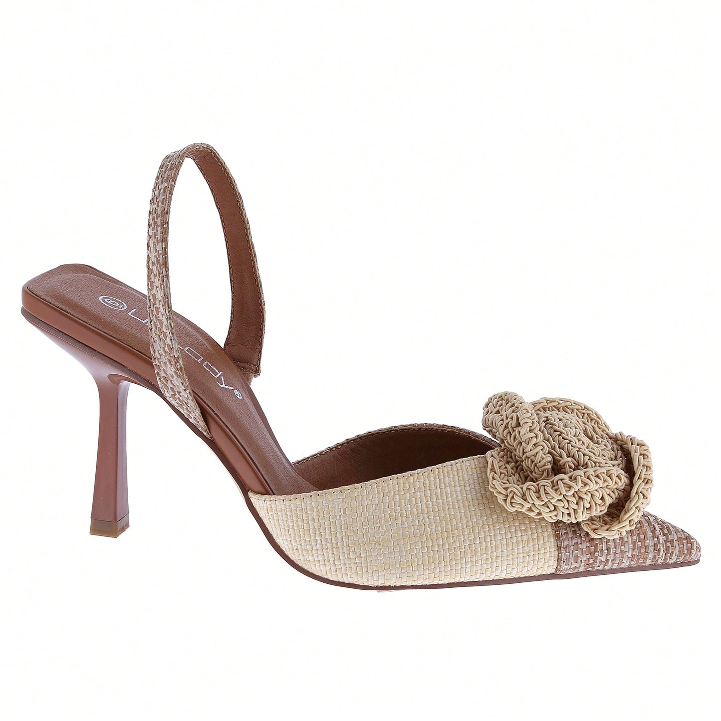 Rose Flower Heeled Sandals Stiletto High Heels Pumps Sexy Closed Pointed Toe Ankle Strap Heels