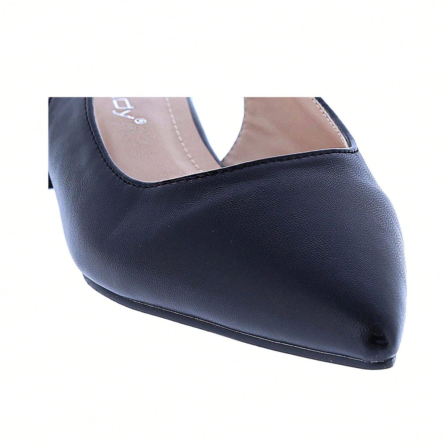Women's Slingback Flats Double Strap Block Low Heel Sandals Two Toned Classic Dress Shoes