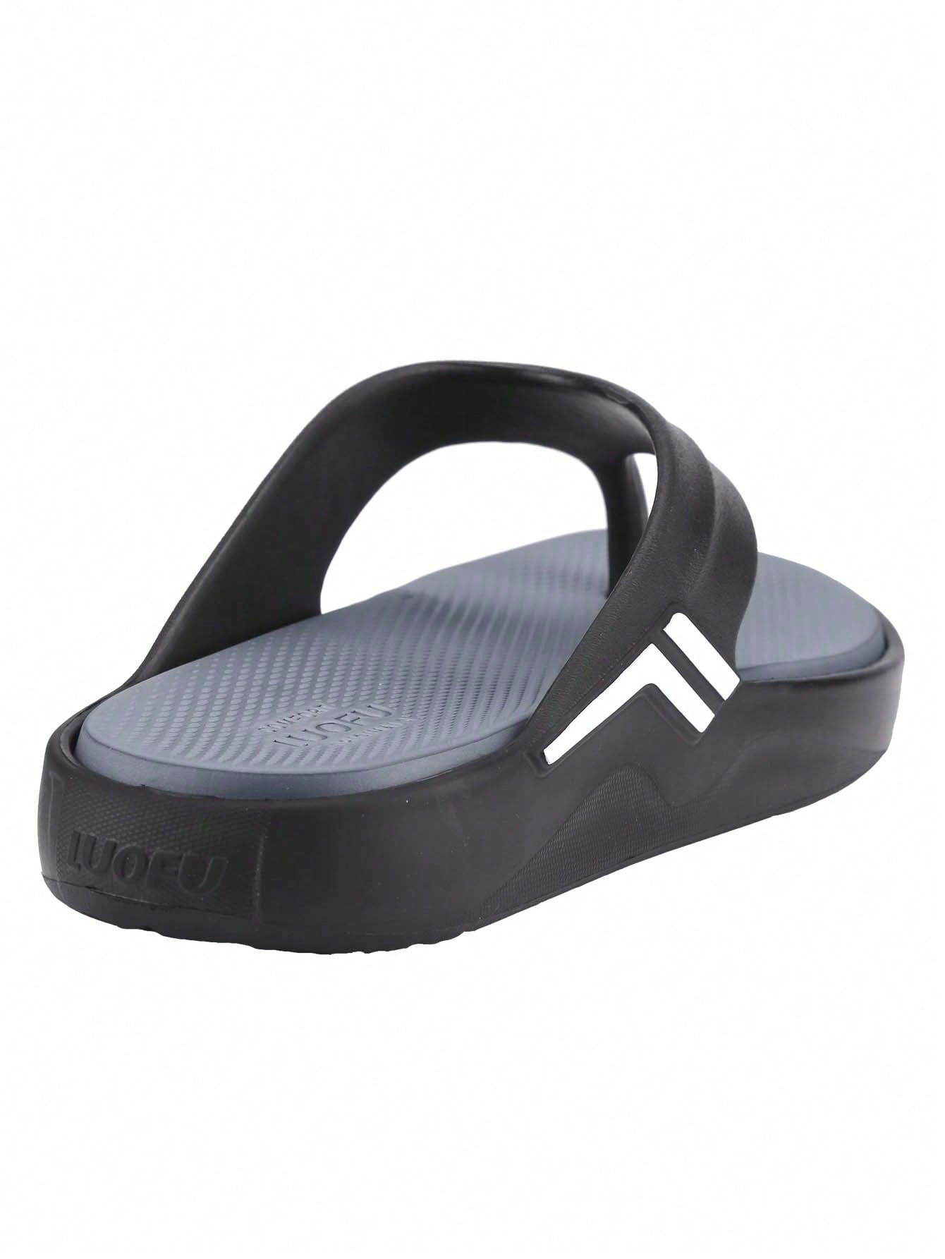 Men's Sport Flip Flops Comfort Orthotic Thong Sandals With Plantar Fasciitis Arch Support Outdoor Summer Beach