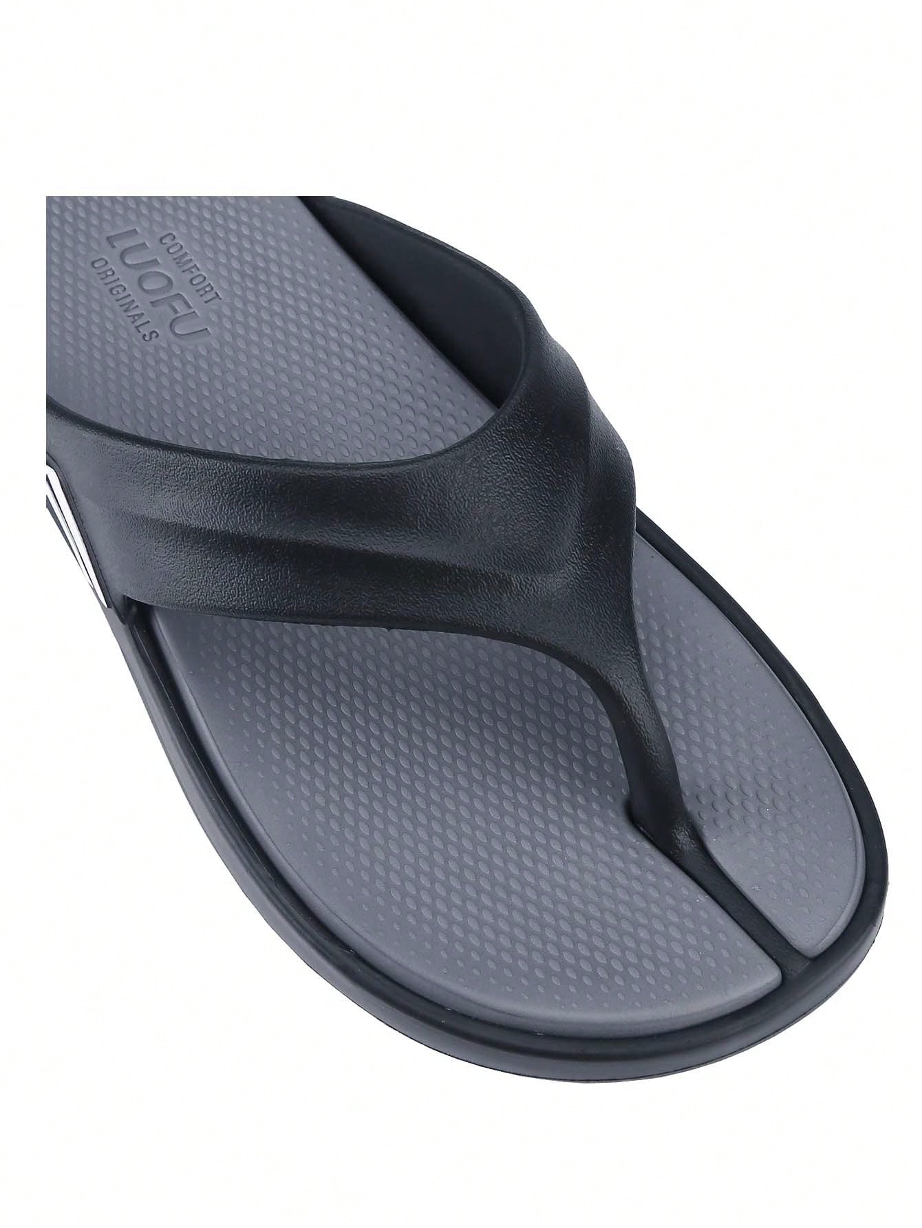 Men's Sport Flip Flops Comfort Orthotic Thong Sandals With Plantar Fasciitis Arch Support Outdoor Summer Beach