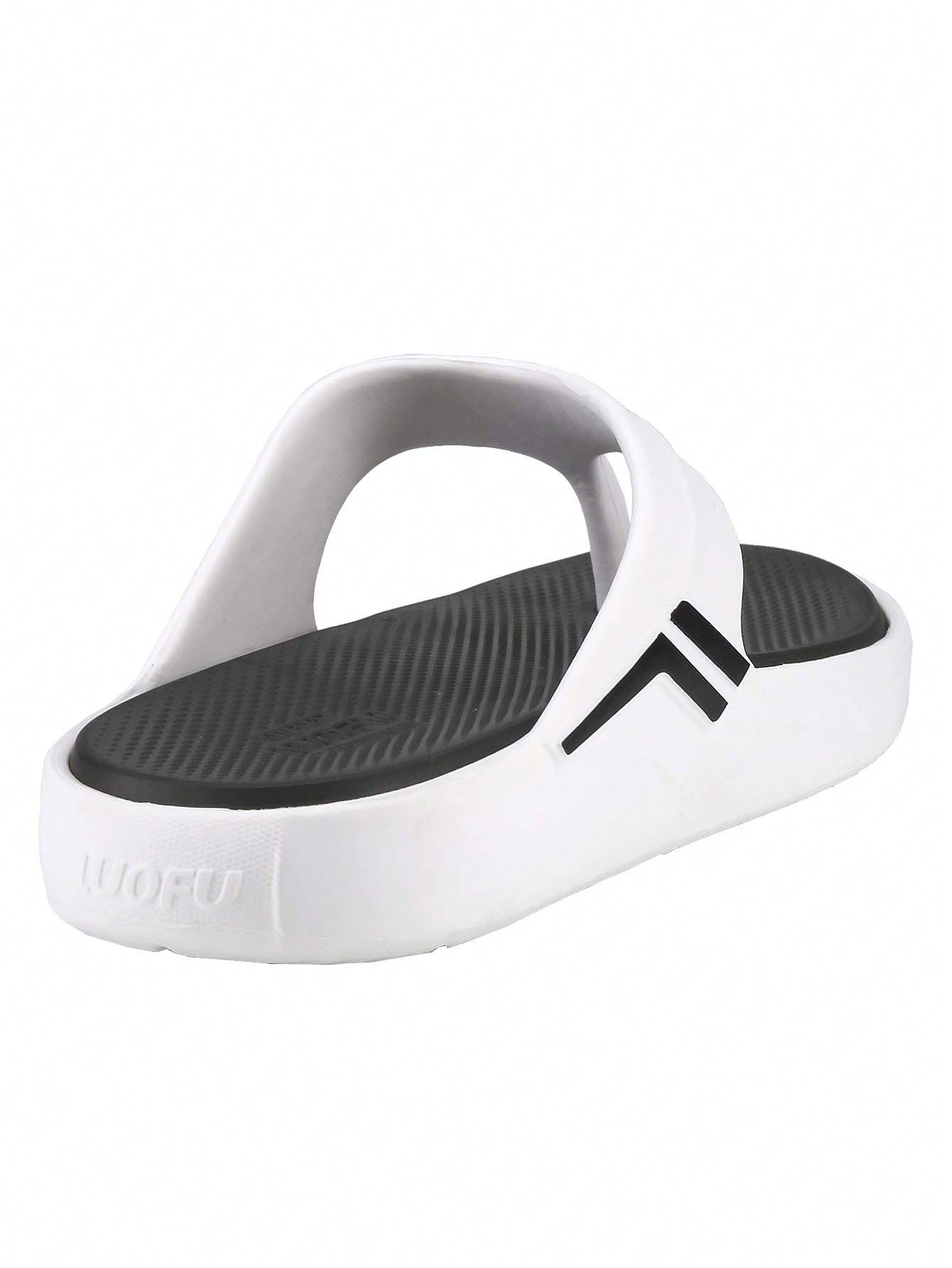 Men's Sport Flip Flops Comfort Orthotic Thong Sandals With Plantar Fasciitis Arch Support Outdoor Summer Beach