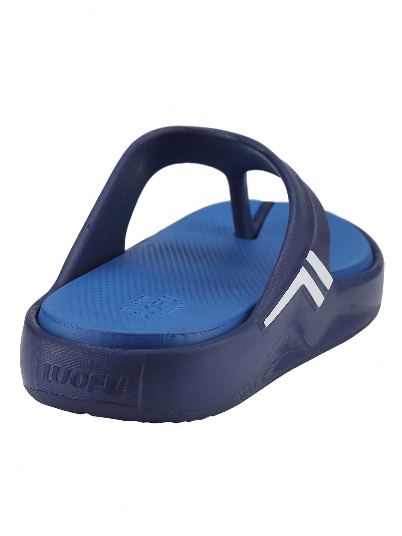 Men's Sport Flip Flops Comfort Orthotic Thong Sandals With Plantar Fasciitis Arch Support Outdoor Summer Beach