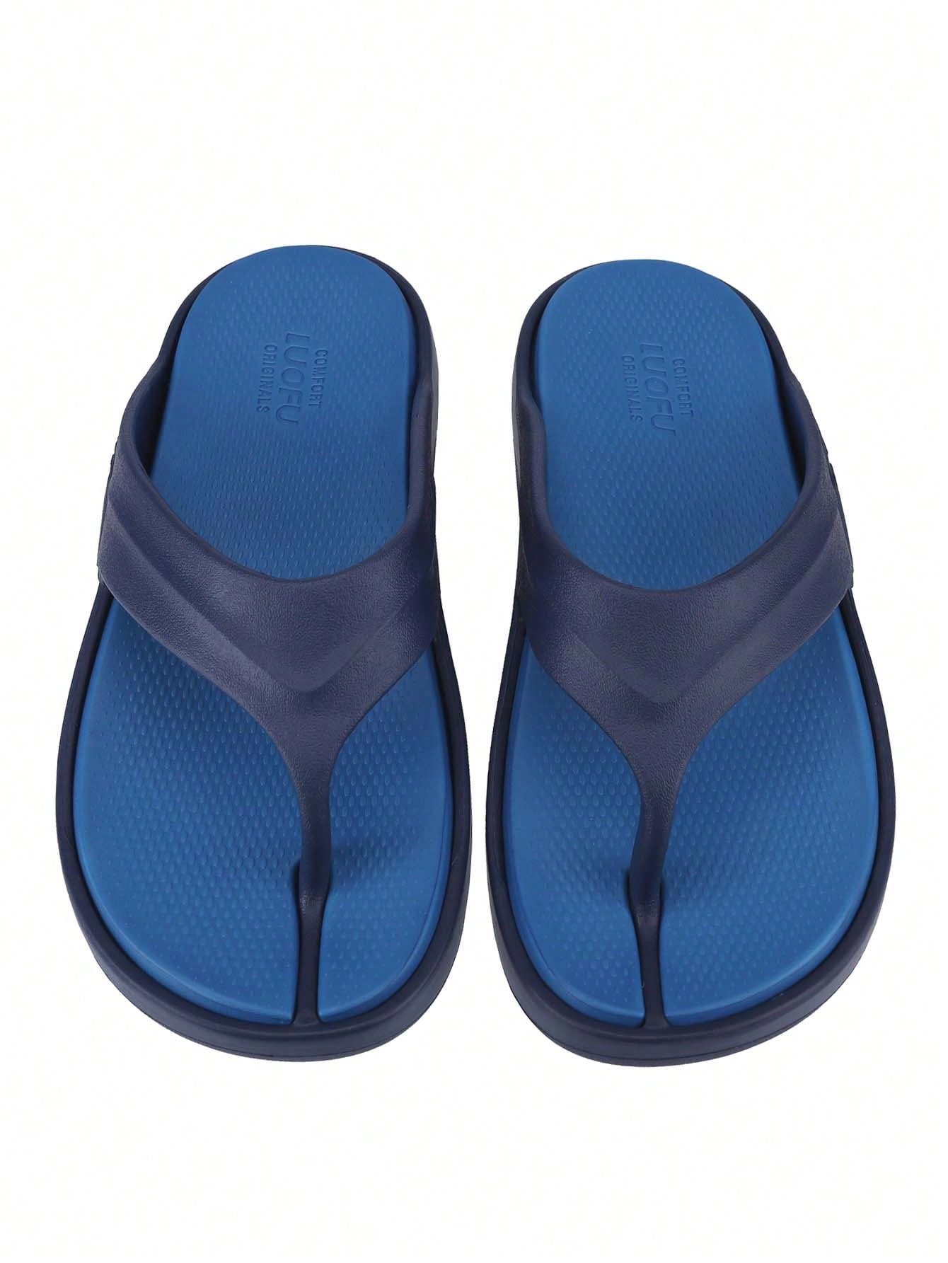 Men's Sport Flip Flops Comfort Orthotic Thong Sandals With Plantar Fasciitis Arch Support Outdoor Summer Beach