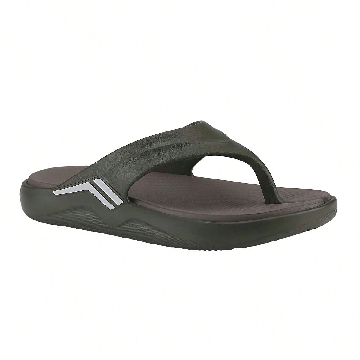 Men's Sport Flip Flops Comfort Orthotic Thong Sandals With Plantar Fasciitis Arch Support Outdoor Summer Beach