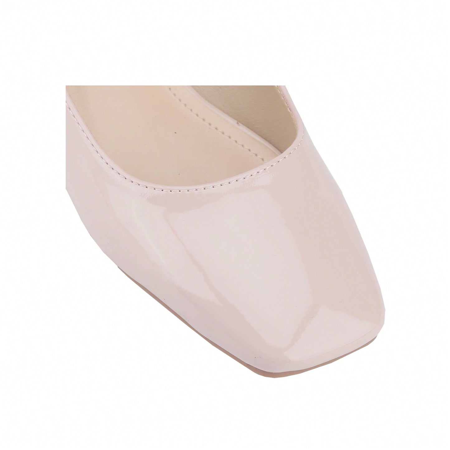 Square-Toe Low-Cut Comfortable Block Low Heel Mary Jane Shoes Single Strap