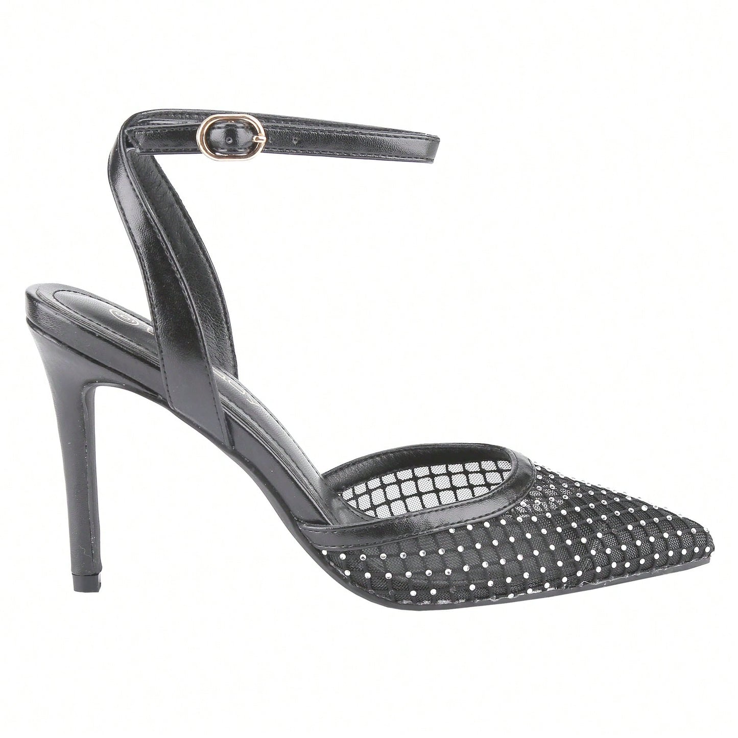 Women's Stilettos Heel Sandals Ankle Strap Slingback Buckle Strap Kitten Heel