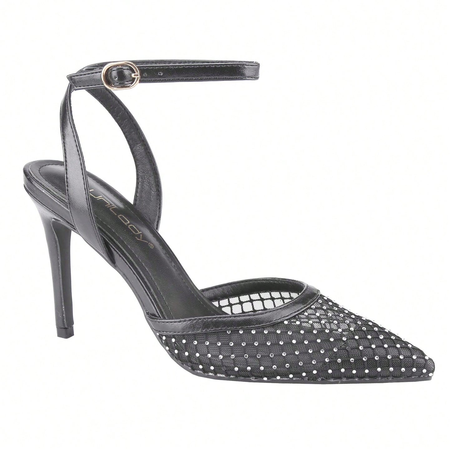 Women's Stilettos Heel Sandals Ankle Strap Slingback Buckle Strap Kitten Heel
