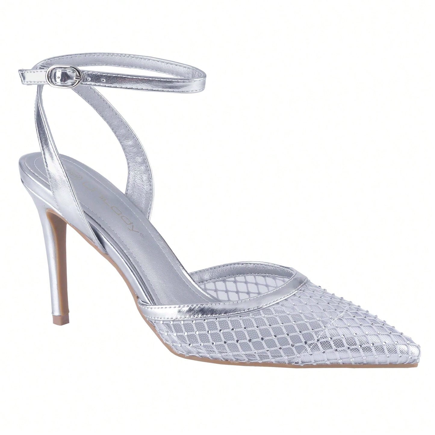 Women's Stilettos Heel Sandals Ankle Strap Slingback Buckle Strap Kitten Heel