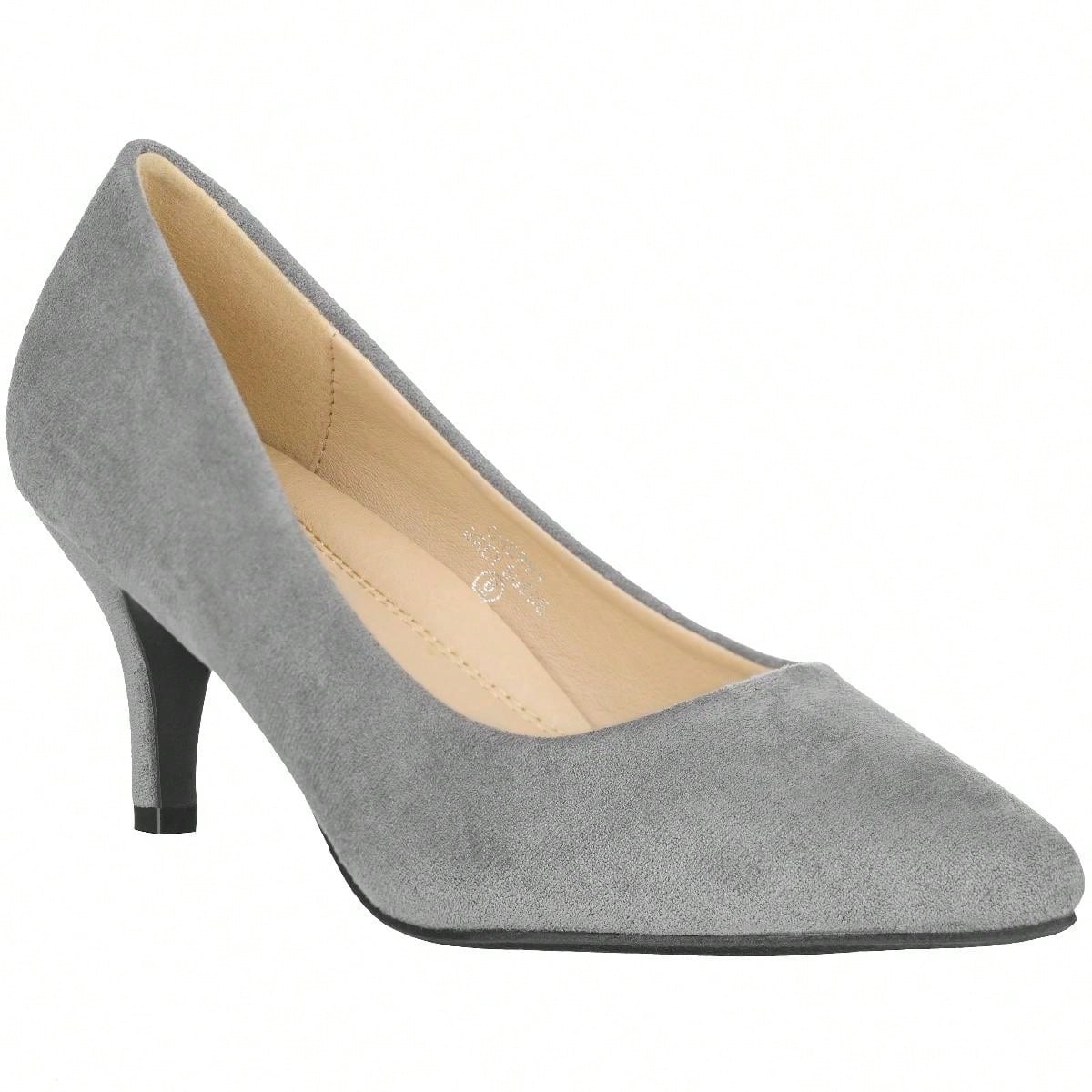 Women's Pointed Toe Stiletto Heels Thin Heel Pump Pointed Toe Low Heel Pumps PU