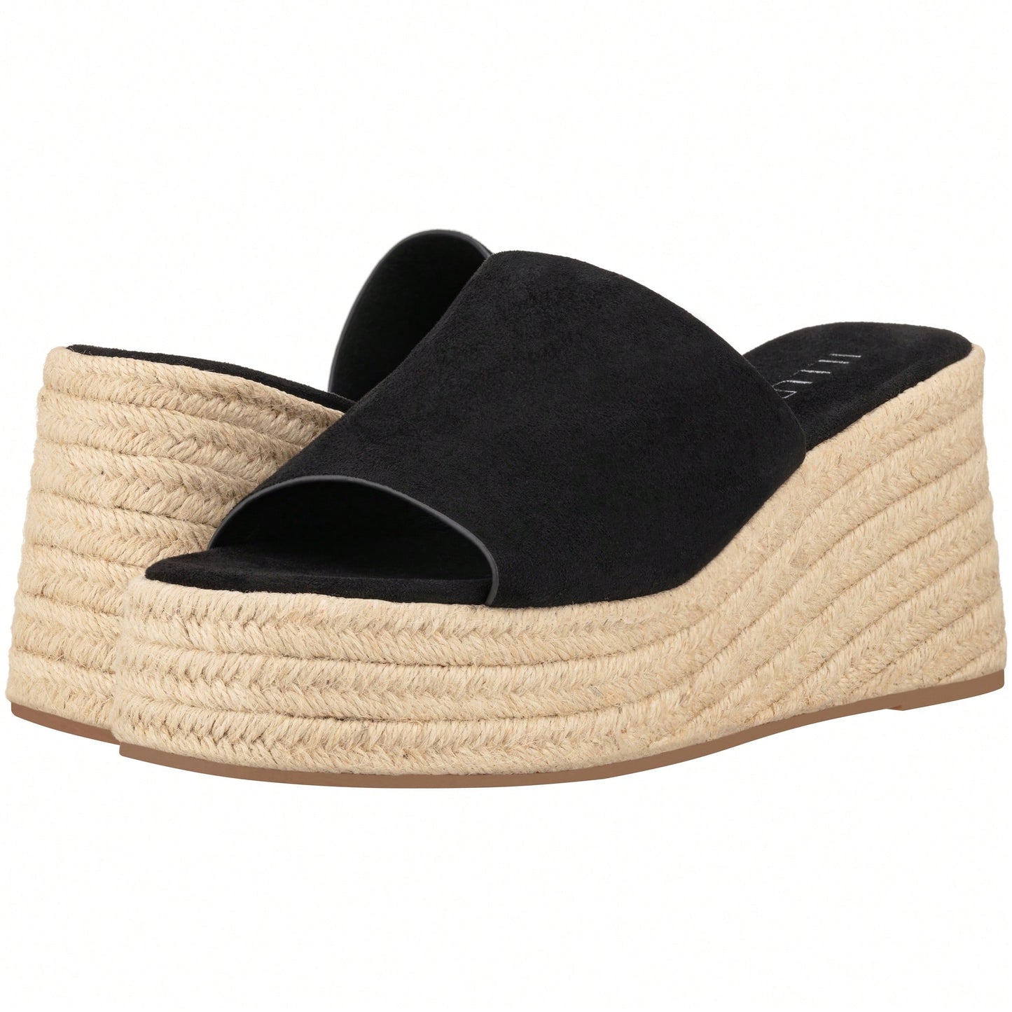 Women's Wedge Sandal Espadrille Platform Slip On Open Toe Wedge Heel Sandals