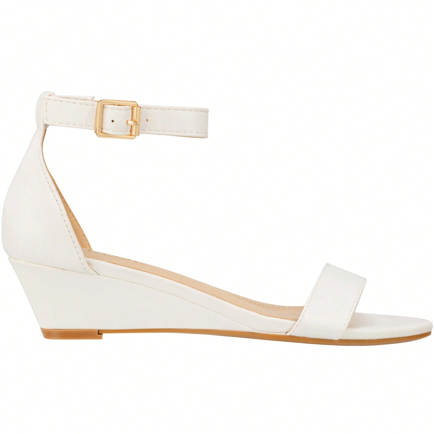 Women's Adjustable Ankle Strap Open Toe Low Wedge Sandal Comfortable Platform Heeled Sandals Suede