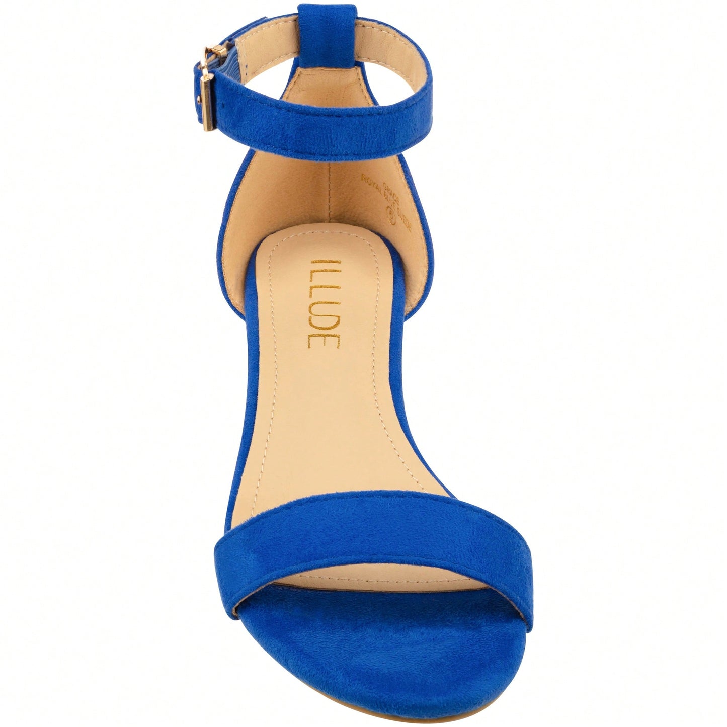 Women's Adjustable Ankle Strap Open Toe Low Wedge Sandal Comfortable Platform Heeled Sandals Suede