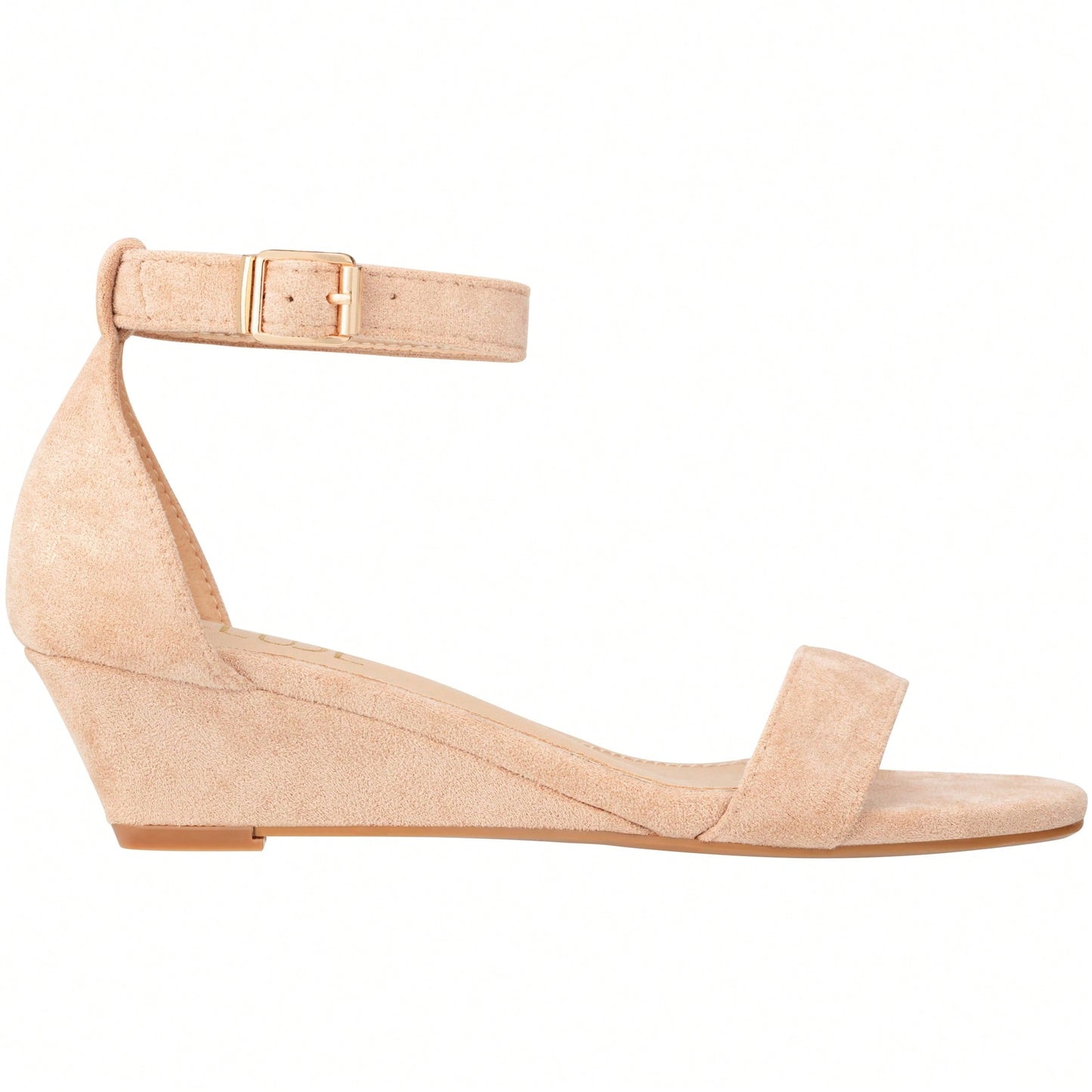 Women's Adjustable Ankle Strap Open Toe Low Wedge Sandal Comfortable Platform Heeled Sandals