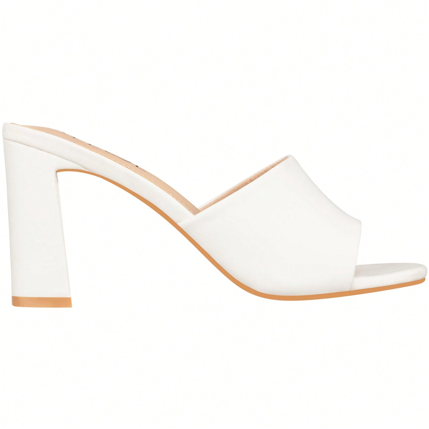Women's Chunky Heeled Mule Sandals Low Heel Sandals Single Strap Square Toe Chunky Heeled Sandal Suede