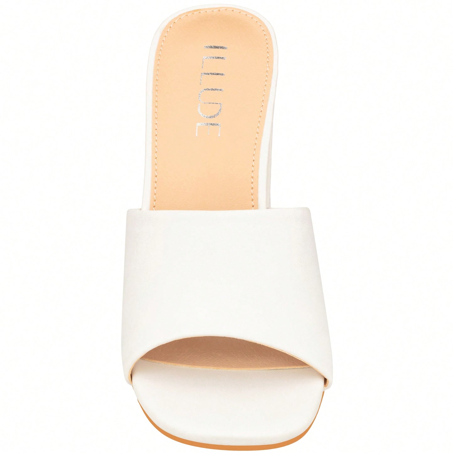 Women's Chunky Heeled Mule Sandals Low Heel Sandals Single Strap Square Toe Chunky Heeled Sandal Suede