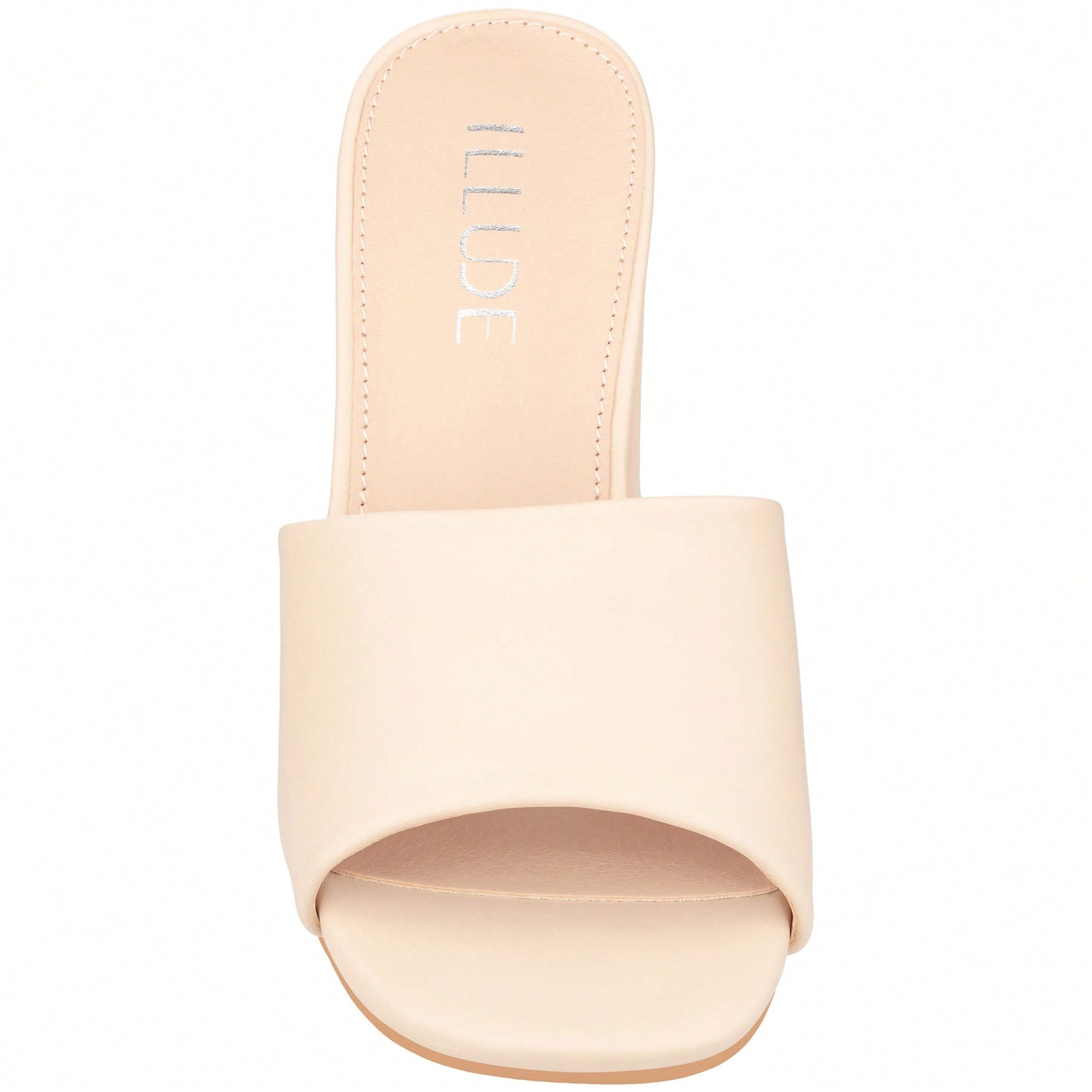 Women's Chunky Heeled Mule Sandals Low Heel Sandals Single Strap Square Toe Chunky Heeled Sandal Suede