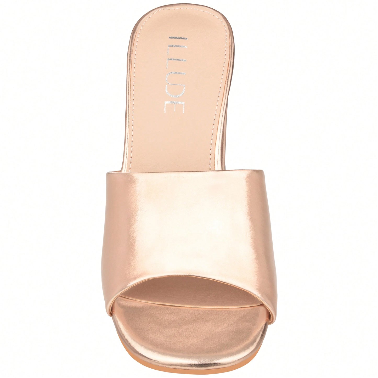 Women's Chunky Heeled Mule Sandals Low Heel Sandals Single Strap Square Toe Chunky Heeled Sandal Suede