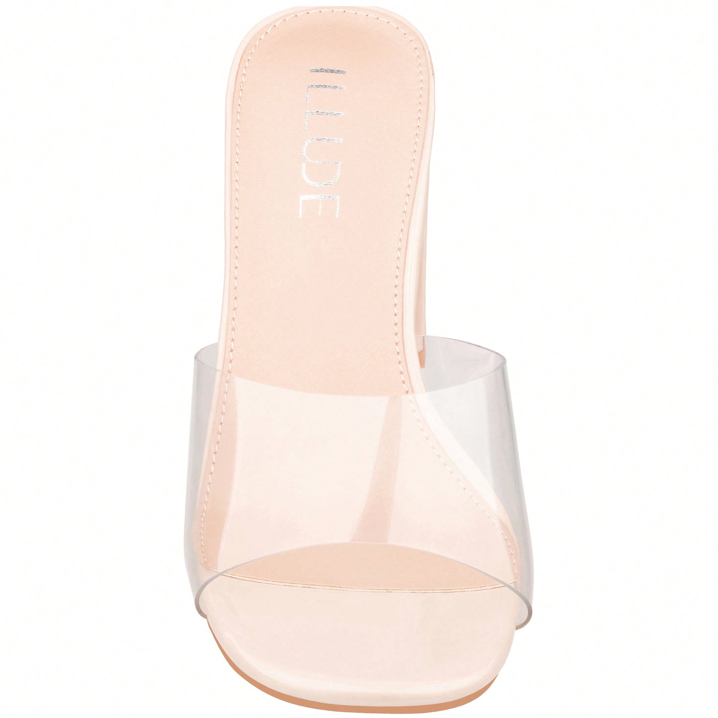 Women's Chunky Heeled Mule Sandals Low Heel Sandals Single Strap Square Toe Chunky Heeled Sandal Suede