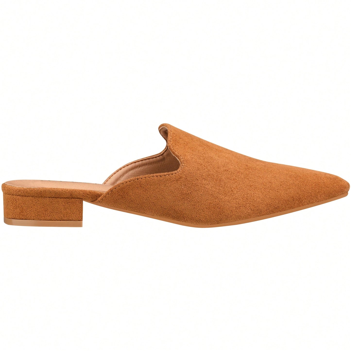 Women's Flat Mules Point Toe Loafer Mule Flats Backless Slip On Slides Loafer Shoes