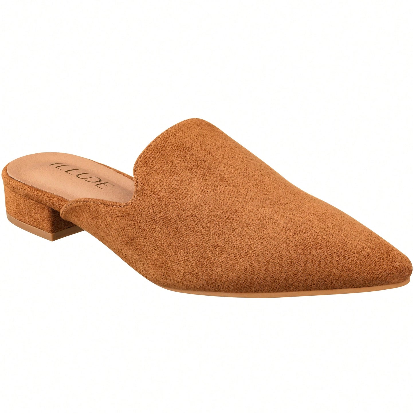 Women's Flat Mules Point Toe Loafer Mule Flats Backless Slip On Slides Loafer Shoes