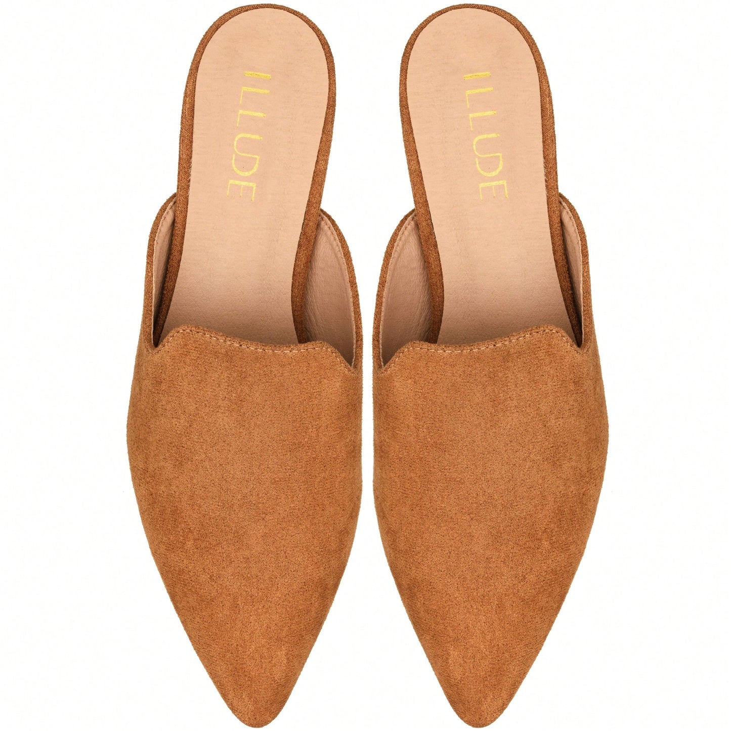Women's Flat Mules Point Toe Loafer Mule Flats Backless Slip On Slides Loafer Shoes