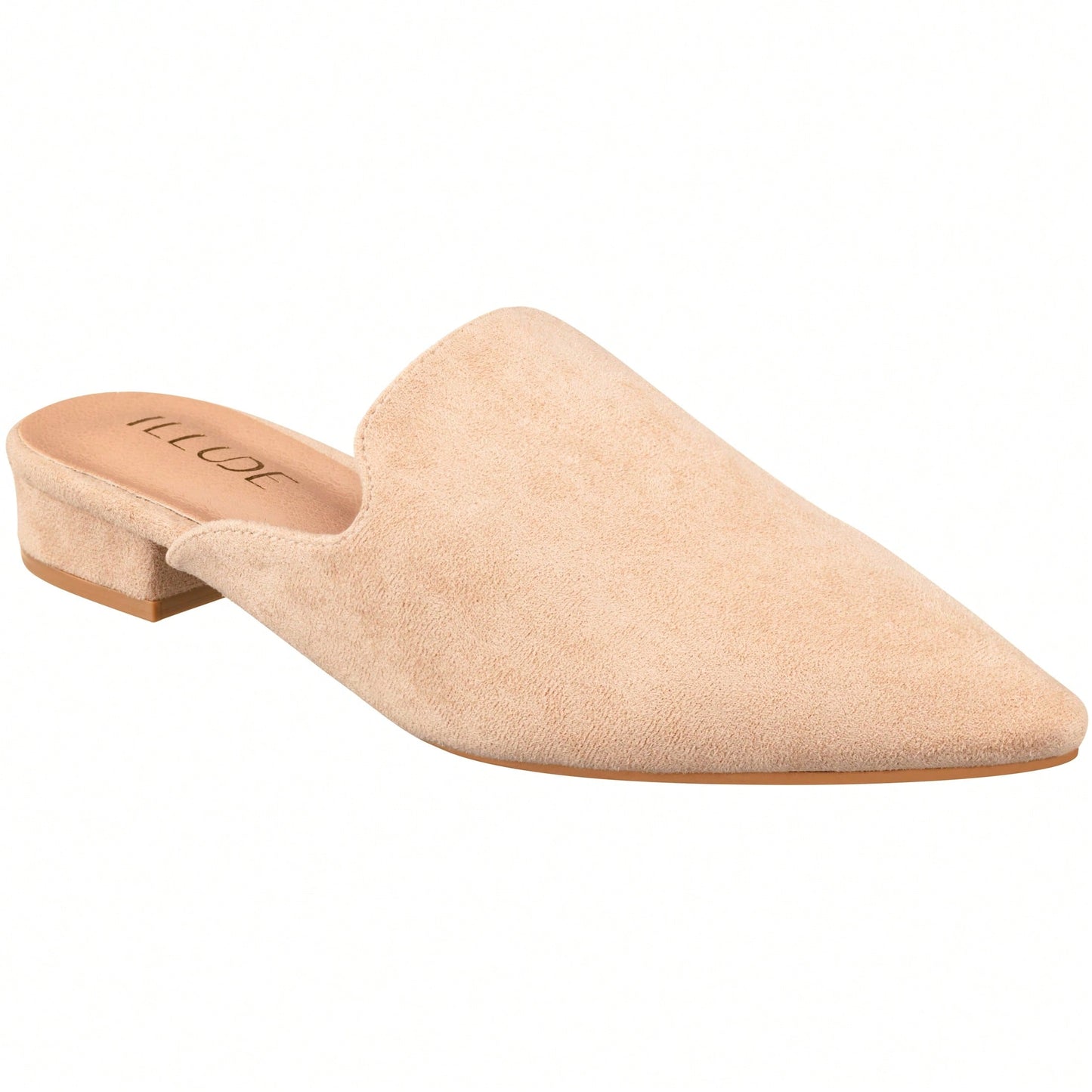 Women's Flat Mules Point Toe Loafer Mule Flats Backless Slip On Slides Loafer Shoes