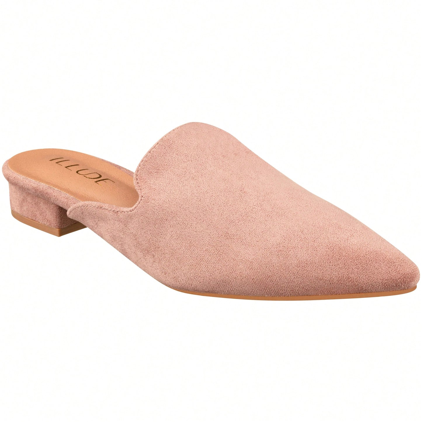 Women's Flat Mules Point Toe Loafer Mule Flats Backless Slip On Slides Loafer Shoes