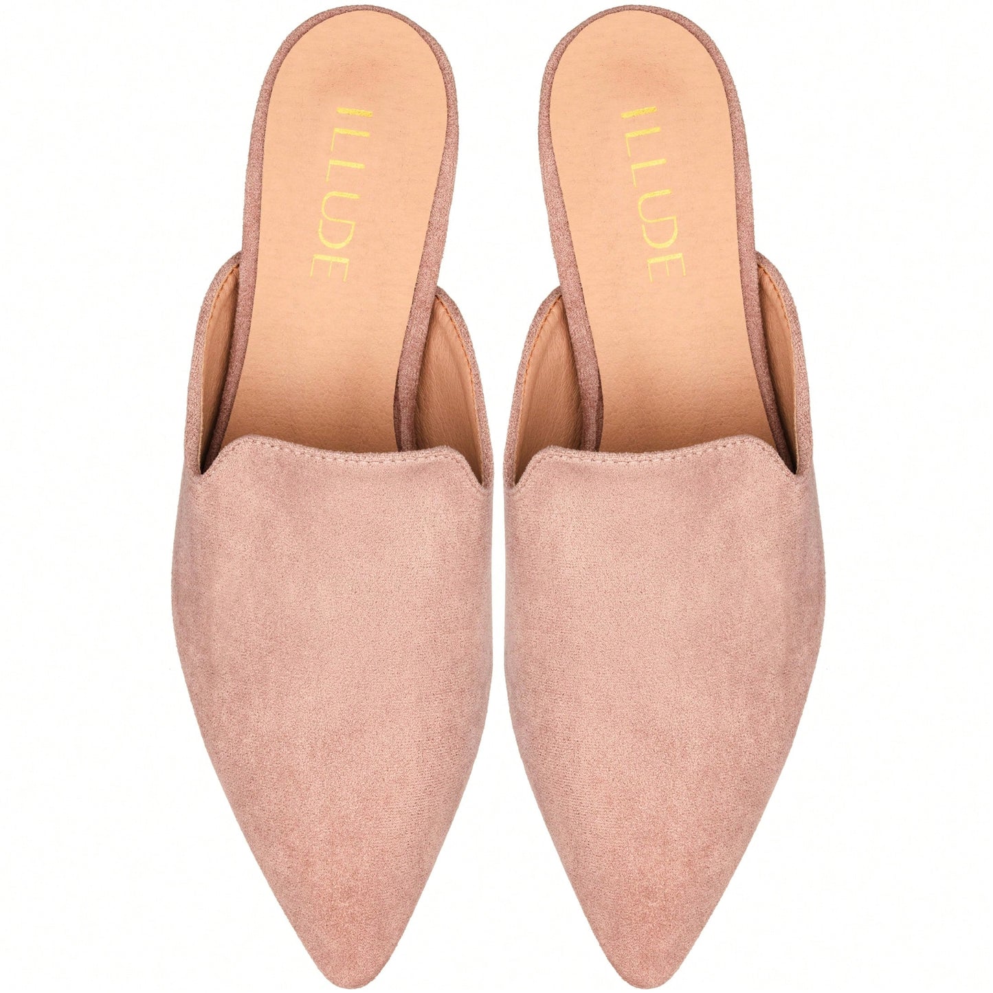 Women's Flat Mules Point Toe Loafer Mule Flats Backless Slip On Slides Loafer Shoes