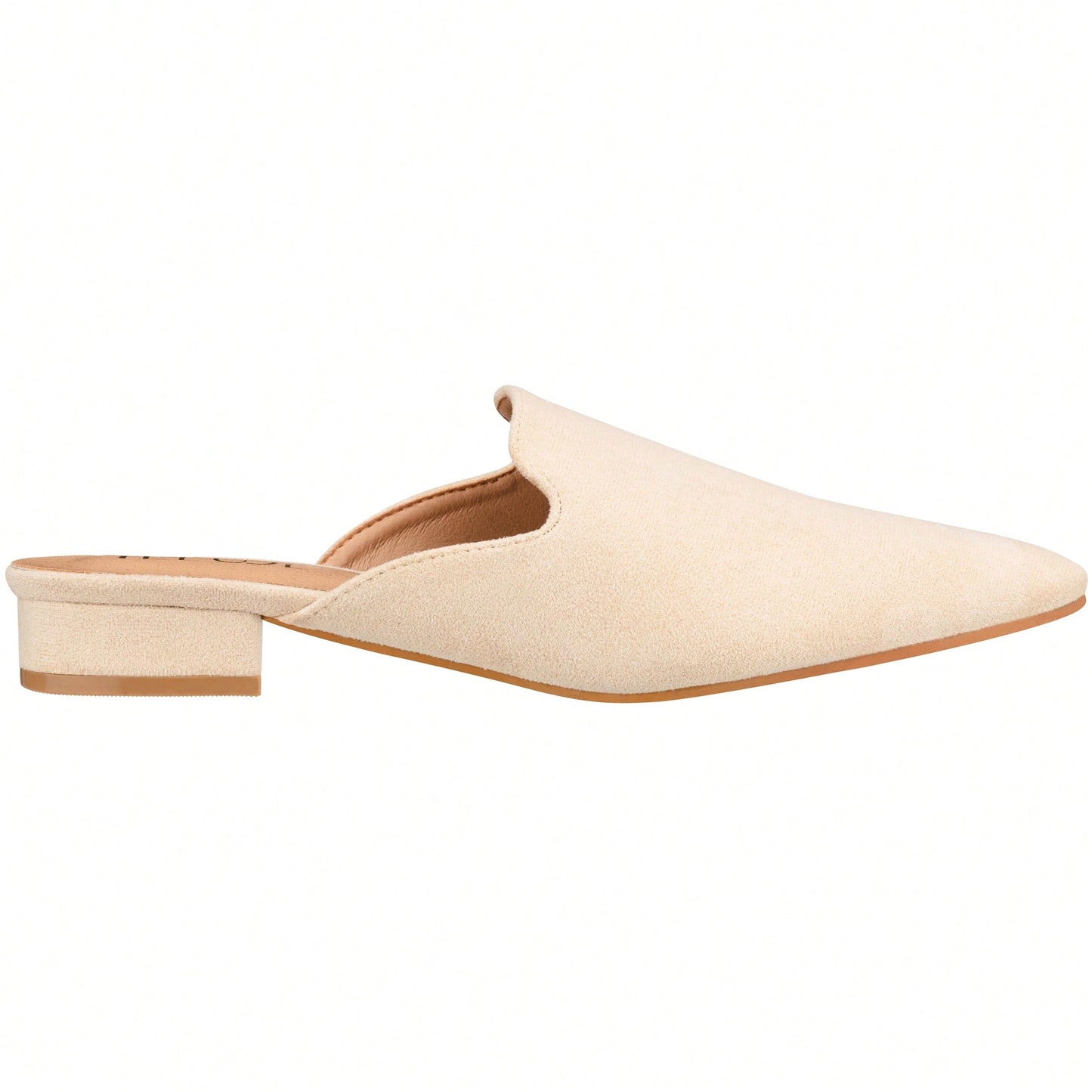 Women's Flat Mules Point Toe Loafer Mule Flats Backless Slip On Slides Loafer Shoes