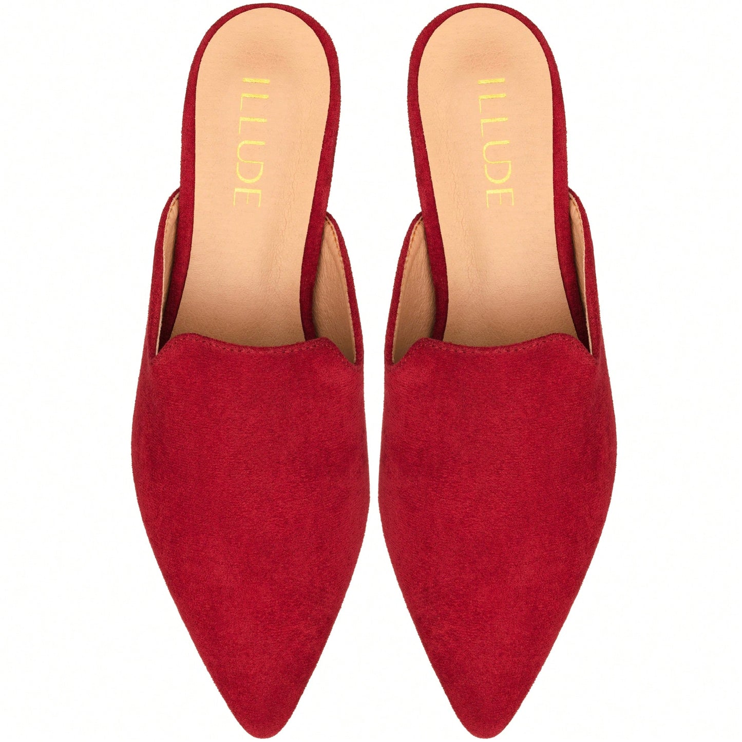 Women's Flat Mules Point Toe Loafer Mule Flats Backless Slip On Slides Loafer Shoes