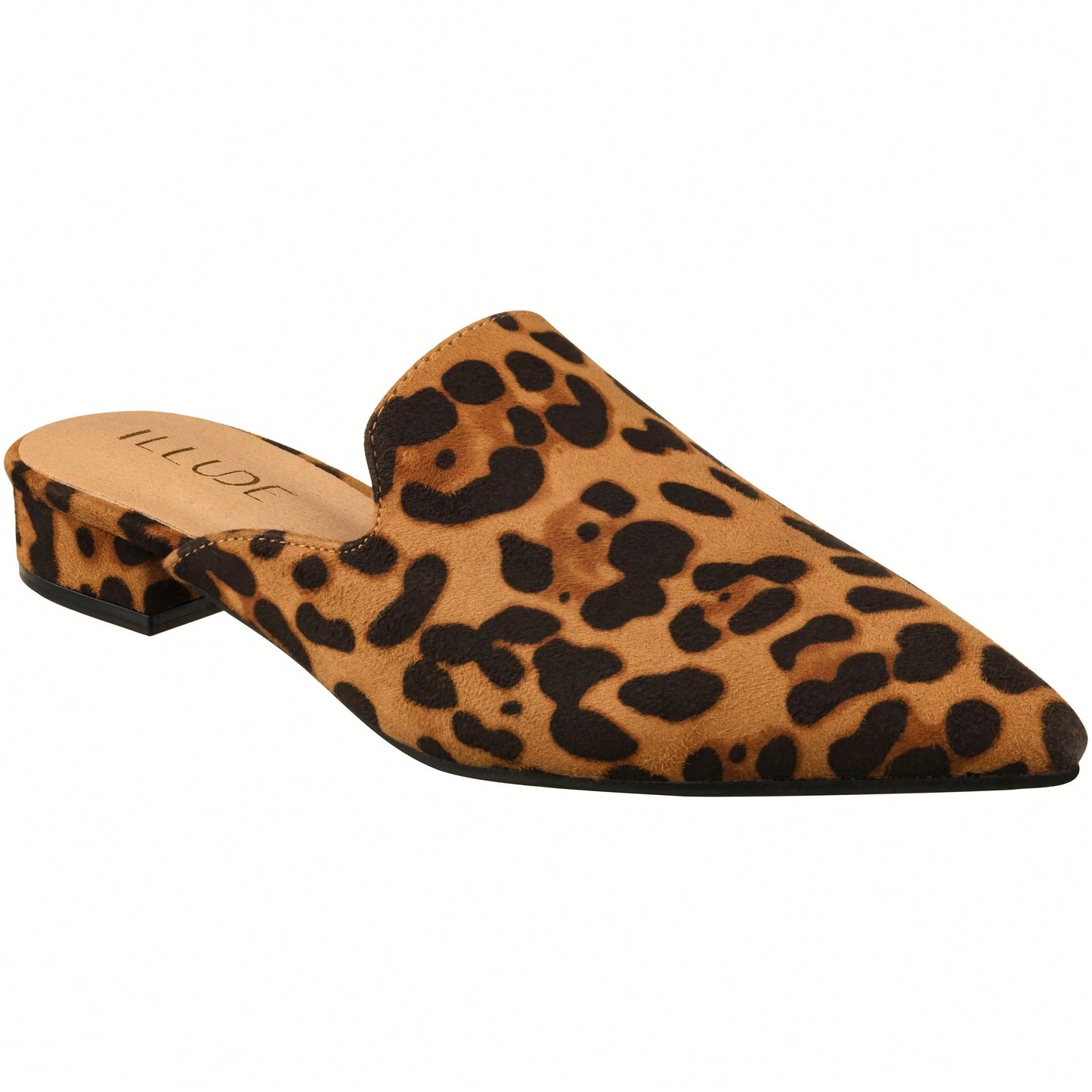 Women's Flat Mules Point Toe Loafer Mule Flats Backless Slip On Slides Loafer Shoes