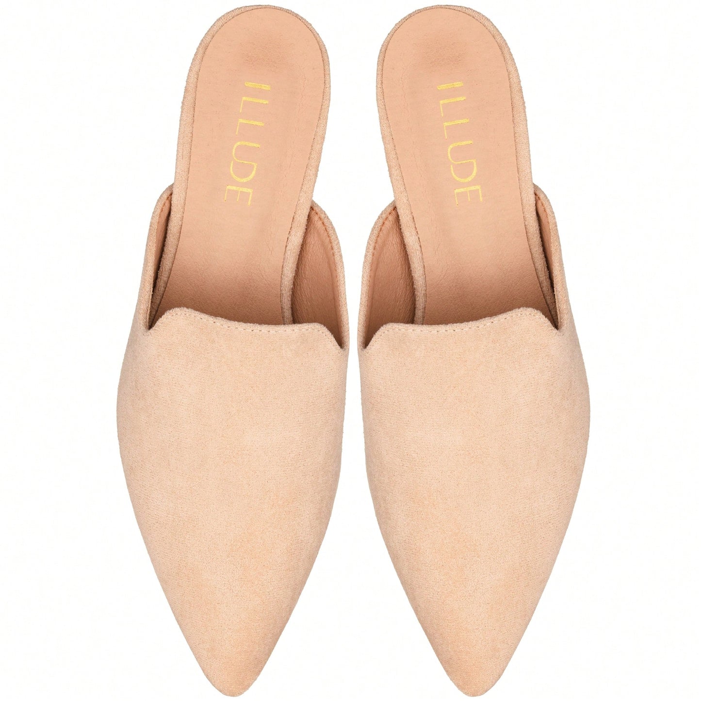 Women's Flat Mules Point Toe Loafer Mule Flats Backless Slip On Slides Loafer Shoes