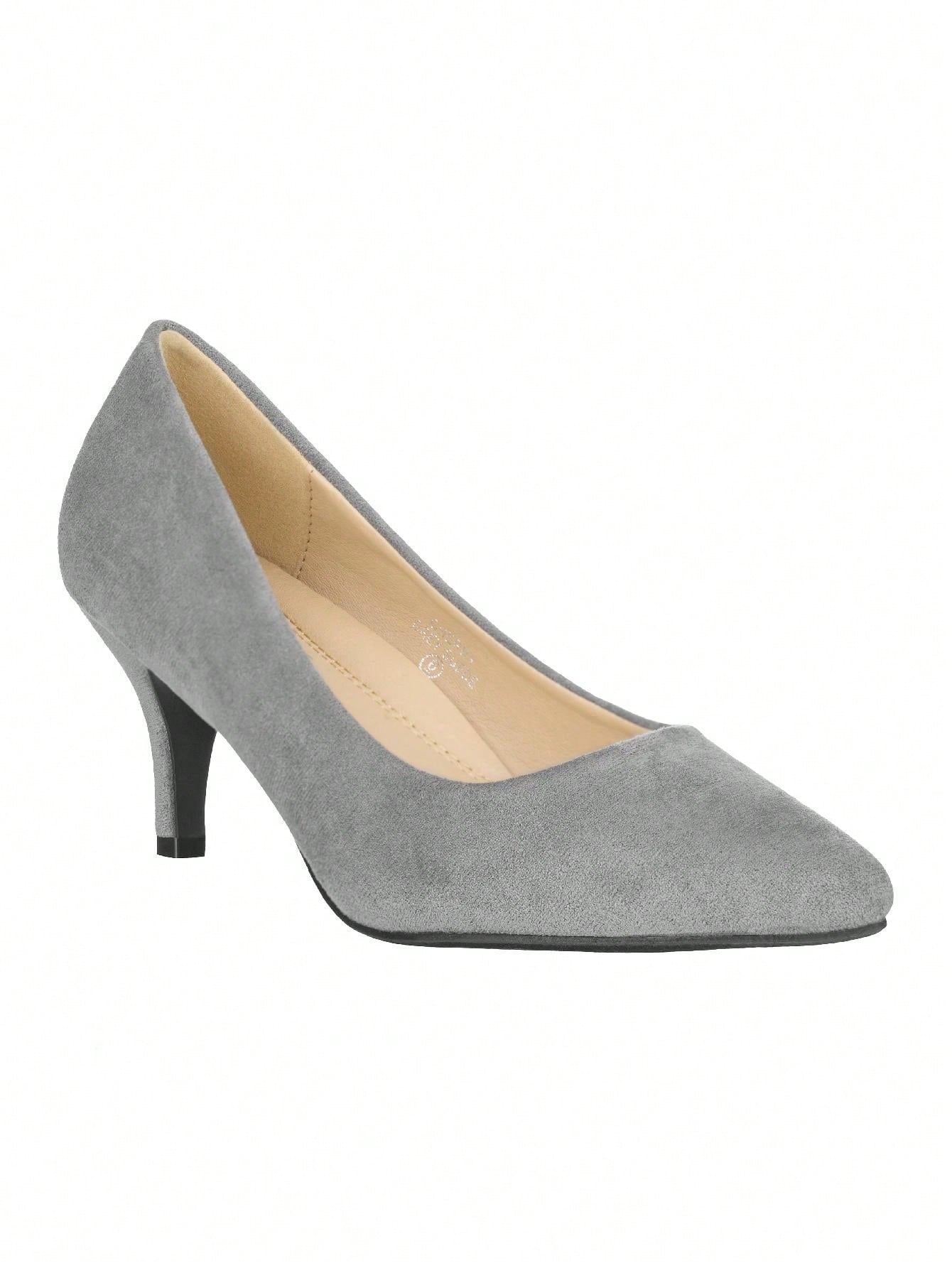 Women's Pointed Toe Stiletto Heels Thin Heel Pump Pointed Toe Low Heel Pumps PU